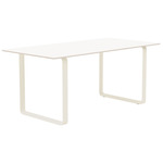 70/70 Dining Table - Sand / White Laminate