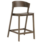Cover Stool - Stained Dark Brown / Stained Dark Brown
