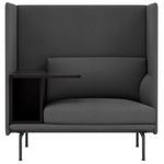 Outline Highback Work Sofa - Black / Remix 163