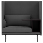 Outline Highback Work Sofa - Black / Remix 163