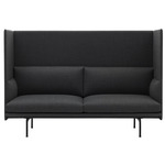 Outline Highback Sofa - Black / Remix 163