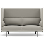 Outline Highback Sofa - Black / Attire Shale