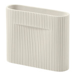 Ridge Vase - Off White / Off White