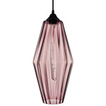 Marquise Grand Pendant - Black / Fig Optique