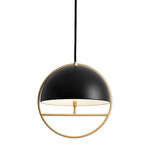 Huan Pendant - Champagne Gold / Black