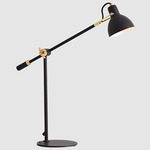 Laito Gentle Desk Lamp - Black / Gold / Black