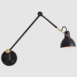 Laito Gentle Wall Sconce - Black / Gold / Black