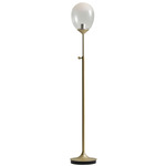 Mist Floor Lamp - Champagne Gold / Frosted