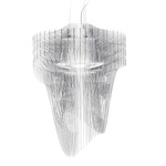 Aria Pendant - White / Transparent