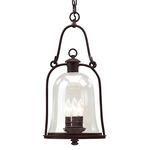Owings Mill Pendant - Bronze / Clear