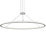 Luna Pendant - Satin Black / White