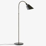 Bellevue Floor Lamp - Stone Grey / Bronzed Brass / Stone Grey