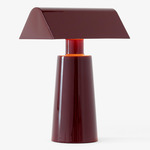 Caret Portable Table Lamp - Dark Burgundy
