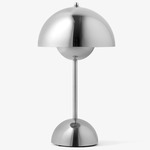 Flowerpot VP9 Portable Table Lamp - Chrome / Chrome