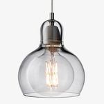 Mega Bulb Pendant - Silver Lustre