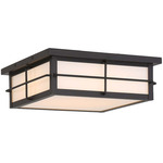 Bensa Outdoor Ceiling Light - Sand Black / Opal White