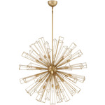 Dendelio Round Chandelier - Gold