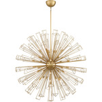 Dendelio Round Chandelier - Gold