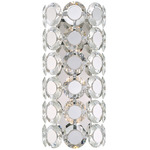 Perrene Wall Sconce - Chrome / Clear