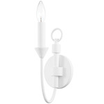 Cate Wall Sconce - Gesso White