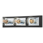 Runyan Bathroom Vanity Light - Polished Nickel / Black