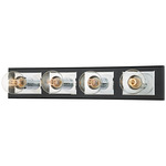 Runyan Bathroom Vanity Light - Polished Nickel / Black
