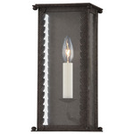 Zuma Outdoor Wall Sconce - French Iron / Clear