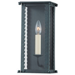 Zuma Outdoor Wall Sconce - Verdigris / Clear