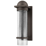 Nero Outdoor Wall Sconce - Bronze / Clear Seeded