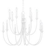 Cate Chandelier - Gesso White