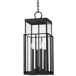 Longport Outdoor Pendant - Black / Clear