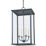 Zuma Outdoor Pendant - Verdigris / Clear