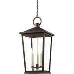 Soren Outdoor Pendant - Bronze / Clear