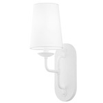 Moe Wall Sconce - Gesso White / White