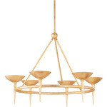 Cecilia Chandelier - Vintage Gold Leaf