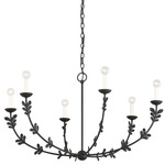 Florian Chandelier - Black Iron