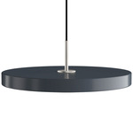 Asteria Pendant - Steel / Anthracite Grey