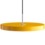 Asteria Pendant - Steel / Saffron