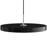 Asteria Pendant - Steel / Black