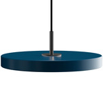 Asteria Pendant - Black / Petrol Blue