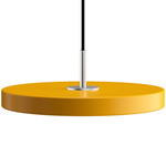 Asteria Pendant - Steel / Saffron