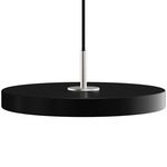 Asteria Pendant - Steel / Black