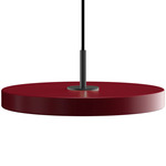 Asteria Pendant - Black / Ruby