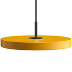 Asteria Pendant - Black / Saffron