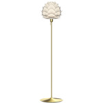 Aluvia Floor Lamp - Brass / Pearl