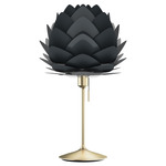 Aluvia Table Lamp - Brushed Brass / Anthracite Grey