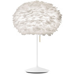 Eos Table Lamp - White / White