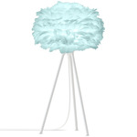 Eos Tripod Table Lamp - White / Light Blue