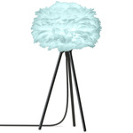 Eos Tripod Table Lamp - Black / Light Blue