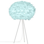 Eos Tripod Table Lamp - White / Light Blue